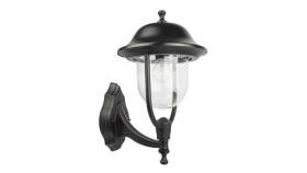 Kinkiet Zewnętrzny Prince K 3012/1/O G, E27 Max 60W, Kolor Czarny 0438621