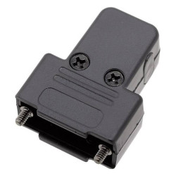 Encitech 6550-0101-01 TRI-P-09-K 9-pin D-Sub Black Plastic Housing