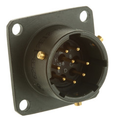 Złącze 8-pinowe Żeński Amphenol Limited Męski Montaż w puszce MIL-DTL-26482 rozmiar 12