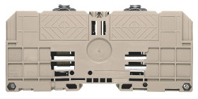 Kostka zaciskowa na szynie DIN Weidmuller poziomy: Pojedynczy 8AWGŚruba WFF raster: 55.55mm 415A 1 kV