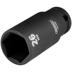 Draper 20193 HI-TORQ® Metric Deep Impact Socket, 3/8" Sq. Dr., 26mm