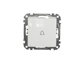 SEDNA DESIGN & ELEMENTS Wyłącznik zwierny przycisk "dzwonek" biały SDD111131 SCHNEIDER ELECTRIC