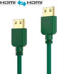 PI0503-015 HDMI Cable - PureInstall - Slim 1.50m, green