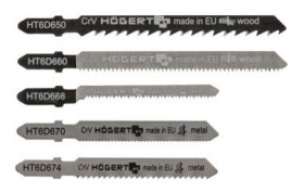 Brzeszczoty do wyrzynarki kpl. 5 szt. (do metalu i drewna) HT6D690