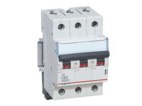 Wyłącznik nadprądowy C 63A 3P 10kA S313 TX3 404228 LEGRAND