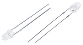 Dioda UV LED, 2-pinowa, Przewlekany, dł. fali: 390nm, kąt: 15°