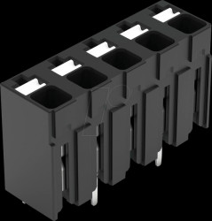 2086-3125 THR PCB terminal block, push-button, 1.5 mm², 5-pin