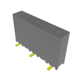 Gniazdo PCB 10 -pinowe 2 -rzędowe raster: 2.54mm Gniazdo do montażu powierzchniowego na płytce drukowanej Pionowy SMD