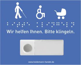 Heidemann 70890 Akcesorium do domofonu niebieski