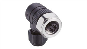 Złącze Do Samokonfekcjonowania M12 Żeńskie Kątowe 5-Pinowe Ze Stalową...