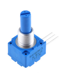 Potencjometr 5kΩ typ Obrotowy Bourns średnica wału 6,35 mm 2W długość wału 22.2mm Montaż panelowy
