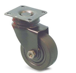 Koło samonastawne średnica kabla 50mm Płyta Guitel Hervieu 40kg wysokość całkowita 72mm