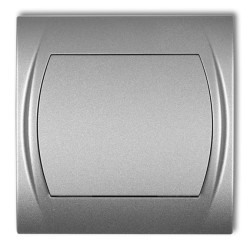 LOGO Łącznik jednobiegunowy srebrny metalik 7LWP-1