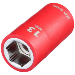 Draper 17639 XP1000&#xAE; VDE Socket, 3/8&quot; Sq. Dr., 13mm - 17639