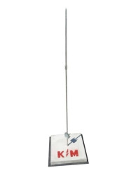 Maszt odgromowy na podstawie betonowej H=1,5m aluminiowy KM101 AL /1 kpl./