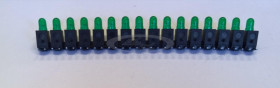 zestaw 16x LED 3mm zielona 2mA 09-0161-60 ELMA