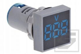 Miernik AD16-22VMS/B;niebieski;22mm ;zakres 20-500VAC woltomierz