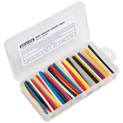 Sealey HST100MC Heat Shrink Tubing Assortment 95pc 100mm Mixed Colours
