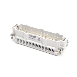 Wsad męski do pokrywy metalowej, 24 pin lub 48 pin (piny 1-24), 16 A, T0-EB024CF00