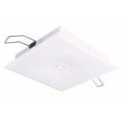 Intelight Oczko awaryjne N/T STARLET QUAD LED SO 150 SA 3H MT IP20 MANUAL TEST 3,5W białe 92814 + ramka do wpuszczenia w sufit 9