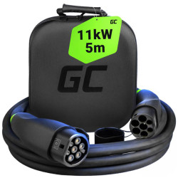 Green Cell GC-EVKABGC03 eMobility charging cable Type 2-Type 2 5m Green