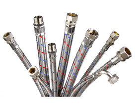 Wąż kompletny, długość: 450mm, EPDM, 10 bar (DN20, DN25), 12 bar (DN10, DN13)