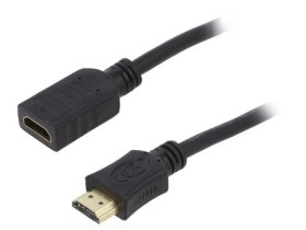 Kabel HDMI gniazdo,HDMI wtyk, PVC, 3D,4K,ARC,UHD 2160p, dł. przewodu: 3m CC-HDMI4X-10