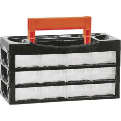 Alutec 66015 Assortment Case 33 Compartments Plastic Fall Protection