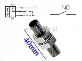 Czujnik ind. LR08BF02DPOY ( PNP, NO, 3P) 40mm