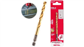 Wiertło Do Metalu Hss-G Tin Walcowane 6,5X64/107Mm Red Hex Shockwave...