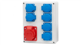 Rozdzielnica R-240 - Gniazda 32A 5P , 6X230v