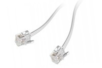 KAB55.20RJ11 Kabel telefoniczny wtyk (PLUG) - wtyk (PLUG) 6p4c 20m (telefon-gniazdko)