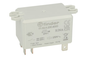 Przekaźnik; elektromagnetyczny przemysłowy; 66.82.8.230.4300; 230V; AC; 2 styki zwierne; 30A; z konektorami; Finder; RoHS