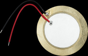 EPZ-27MS44W Piezo element, 4.4 kHz, 200 Ohm, wired