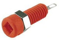 BAN20HIR-G-R Gniazdo bananowe na obudowę - standard 2.0mm czerwony - Hirschmann