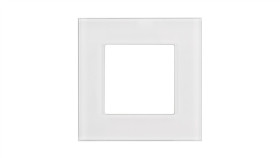 Szklana Ramka Maclean, Pojedyncza, Biała, 86X86mm, Mce730w