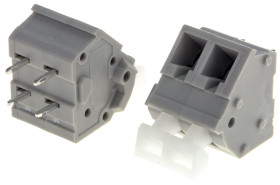 Klucz polaryzacyjny 2 -pinowe raster 5mm Przewlekany Żeński RS PRO