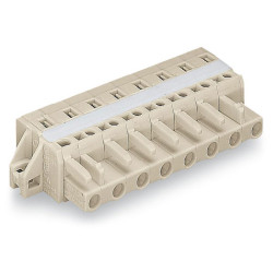 WAGO 721-212/027-000 Female MCS-MIDI 12P 7.5mm Flanged Panel Reinforced0