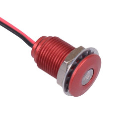 Q10F5ARXXSR24E Super Bright Red 10mm 24VDC LED Panel Indicator IP67 APEM