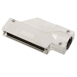 Encitech 1060-0135-05 D-Sub Housing 50 Pins Solid Metal 90&#xB0; Silver