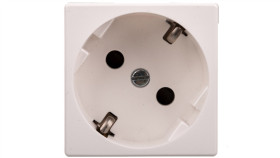 Simon Connect Gniazdo K45 Z Schuko 16A/230V Szybkozłączki Czysta Biel K11/9