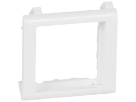 MOSAIC Uchwyt do wąskich ścianek 2 moduły biały do nr. ref. 080011 080291 LEGRAND