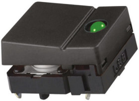 Klosz do przycisku dotykowego SPST 50 mA przy 24 V DC 6.8mm Przewlekany