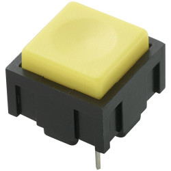 TruComponents 781884 Pushbutton ,PCB Mount,Off/(On),SPST