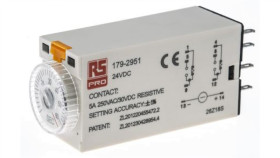 Przekaźnik Czasowy Zwłoczny Jednofunkcyjny 2 › 60S Dpdt 2-Stykowy Dpdt 24V Dc