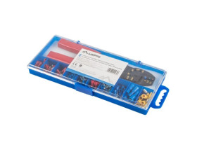 Zestaw końcówek kablowych + zaciskarka /opakowanie 100szt./ SCC01-TCC-IT101