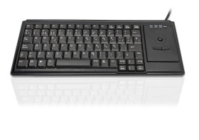 Klawiatura kulkowa przewodowa, kolor: Czarny, USB, QWERTY (Hiszpania), Ceratech