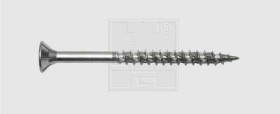 SWG Formel F 4009146451680 Wkręt z łbem płaskim 6 mm 100 mm Profil T płaski stal nierdzewna A2 80 szt.