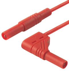 934184101, PA, 16A, 1000V ac/dc, kolor: Czerwony, dł. 2m, -15 → +75°C, Hirschmann Test & Measurement