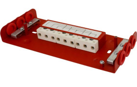 Puszka instalacyjna przeciwpożarowa rozgałęźna 3×6mm2 204x30x100mm 450V bez bezpieczników AWOP-360PR